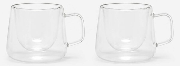 Sinsay - Skleněné šálky s dvojitým dnem 2 pack - clear