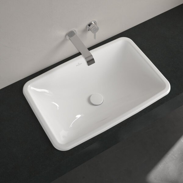 Villeroy & Boch Loop & Friends umyvadlo 61.5x38 cm obdélníkový pod pult bílá lesk 4A580101