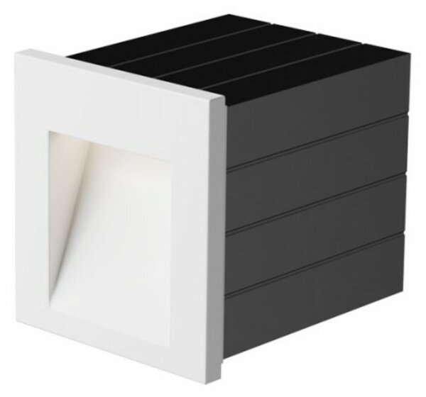 RED - DESIGN RENDL RENDL TESS SQ zápustná bílá 230V LED 3W IP54 3000K R12013