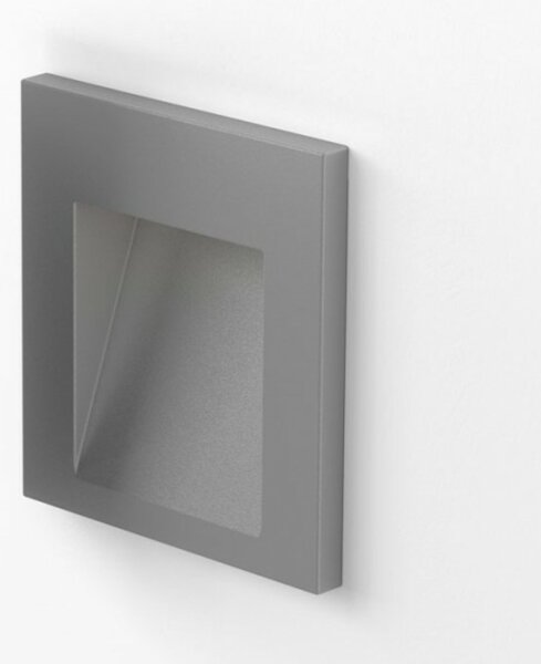 RED - DESIGN RENDL RENDL TESS SQ zápustná stříbrnošedá 230V LED 3W IP54 3000K R12014