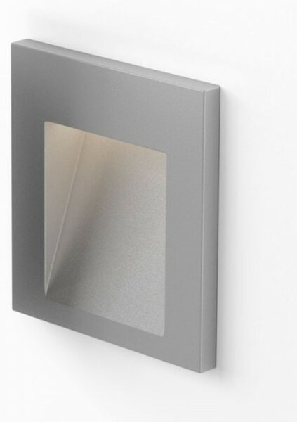 RED - DESIGN RENDL RENDL TESS SQ zápustná stříbrnošedá 230V LED 3W IP54 3000K R12014