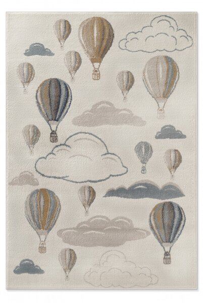 Hans Home | Dětský koberec Adventures 106209 Cream Multicolor - 120x170