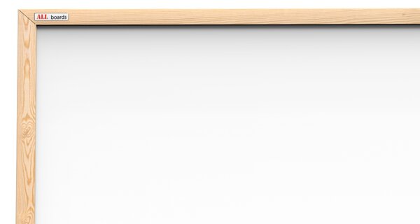 ALLboards NATURAL TM96D magnetická tabule 90 x 60 + dřevěný bukový stojan EW01