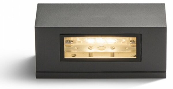 RED - DESIGN RENDL RENDL WOOP nástěnná antracitová 230V R7s 48W IP54 R10439
