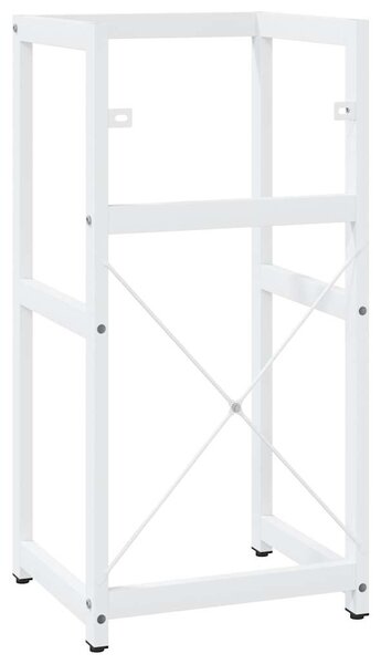 Koupelnový regál pod umyvadlo bílý 40 x 38 x 83 cm železo 338496