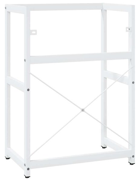 Koupelnový regál pod umyvadlo bílý 59 x 38 x 83 cm železo 338497