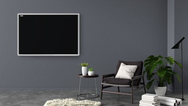 Allboards,Černá magnetická tabule v hliníkovém rámu 120x90cm,BKB129EX