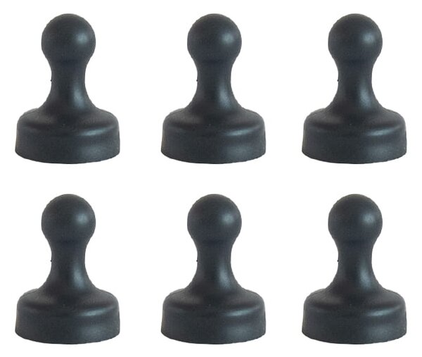 Allboards,Sada neodymových magnetů "FIGURKA" černá - 6 kusů,MS6PIONBK