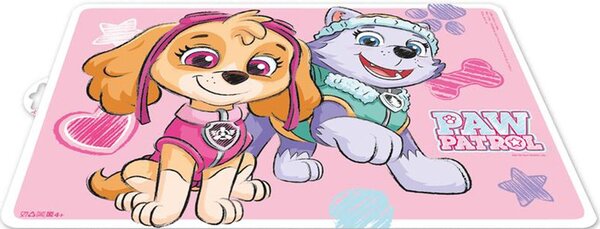 Plastové prostírání Paw Patrol 43x28cm růžové