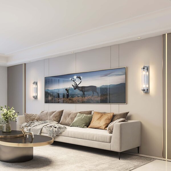 Light Prestige Lorenzo nástěnné svítidlo 2x40 W chrom-průhledná LP-2960/1WCH