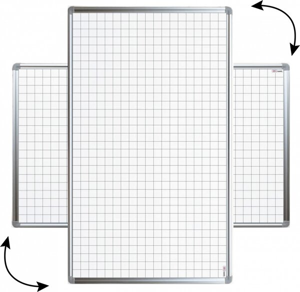 ALLboards PREMIUM PL129KR magnetická tabule 120 x 90 cm čtverce