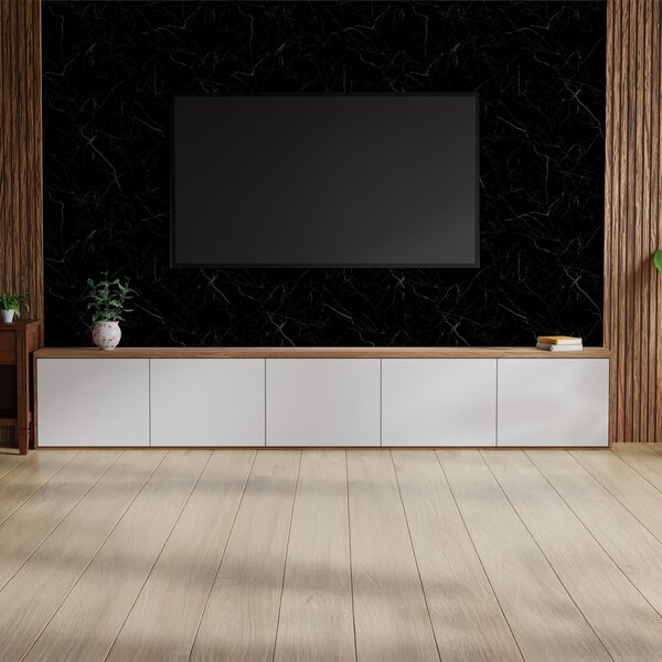 PVC Obkladový panel - Black Marquinia, 2600x1220x3 mm