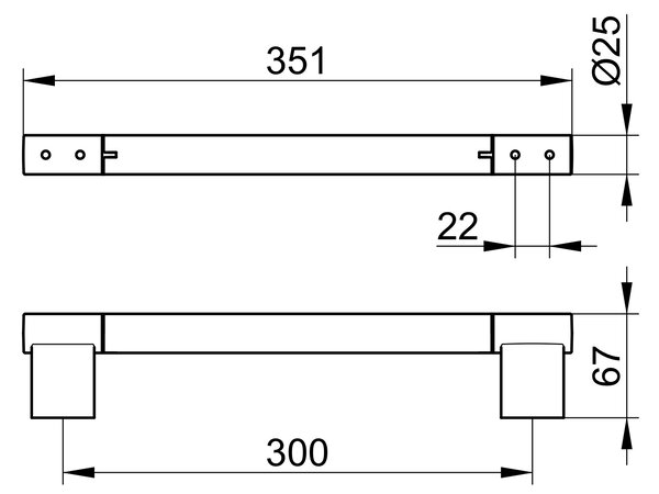 Keuco Black Selection sprchový držák 14907370000