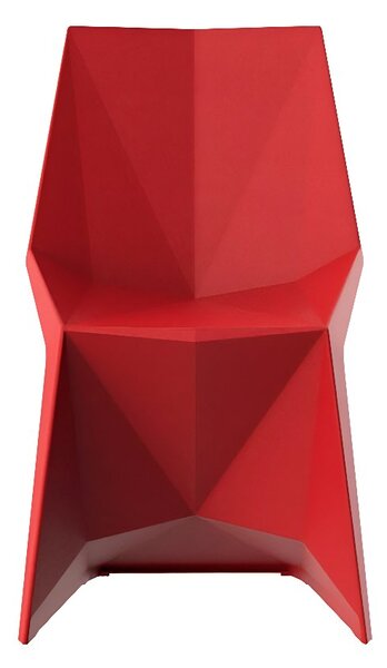 VONDOM Červená plastová dětská jídelní židle VOXEL MINI