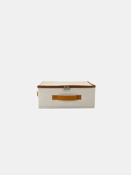 Sinsay - Úložný box s víkem na zip - béžová