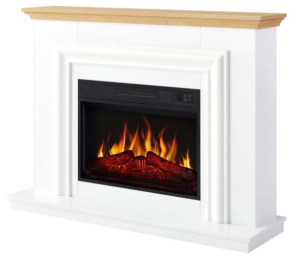 Elektrický krb ArtiFlame Marbelya AF23S, bílý