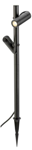 BIG WHITE SLV HELIA SLIM Pole double LED, venkovní stojací lampa, černá IP65 3000K 1007869