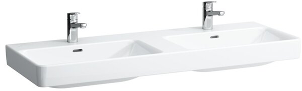 Laufen Pro S umyvadlo 130x46 cm obdélníkový klasický-dvojitý bílá lesk H8149680001041