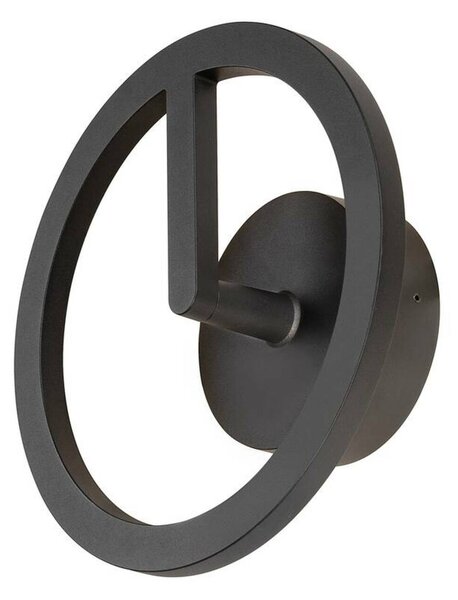 BIG WHITE SLV Q-RING nástěnné svítidlo, 3000 K FÁZE, IP65, černá 1007918