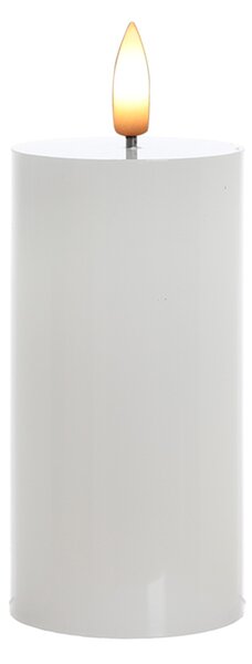 Mondex LED svíčka IDALIA 13 cm bílá