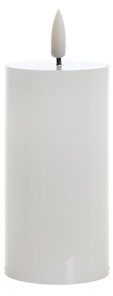 Mondex LED svíčka IDALIA 13 cm bílá