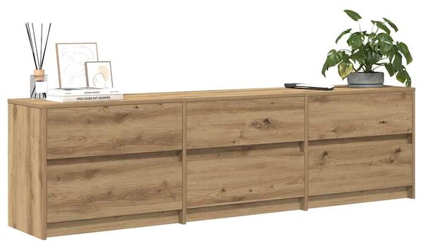TV jednotky 2 ks Artisanový dub Kompozitní dřevo 3385629