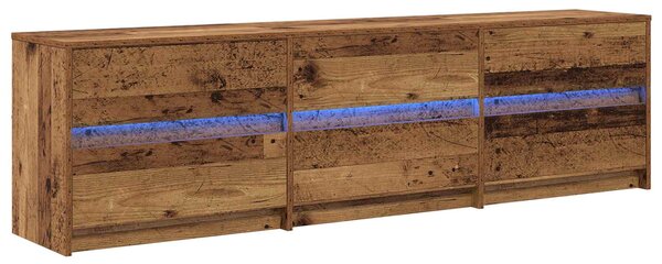 TV jednotky 180 x 34 x 50 cm Staré dřevo Kompozitní dřevo 3385628