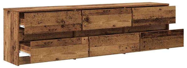 TV jednotky 180 x 34 x 50 cm Staré dřevo Kompozitní dřevo 3385628