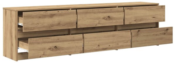TV jednotky 2 ks Artisanový dub Kompozitní dřevo 3385629