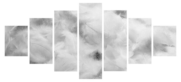 Obraz - Oblaka peří (210x100 cm)