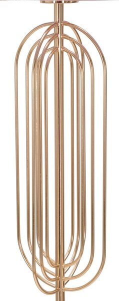 Růžová stojací lampa Mauro Ferretti Krista