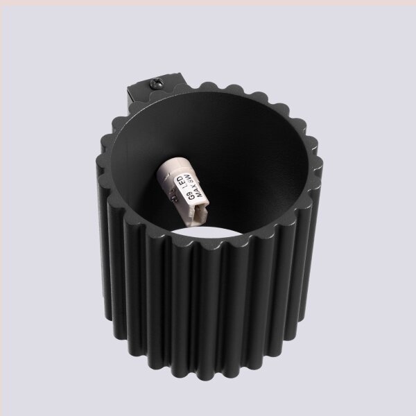 Sollux SL.1786 - Nástěnné svítidlo AURA 1xG9/10W/230V černá