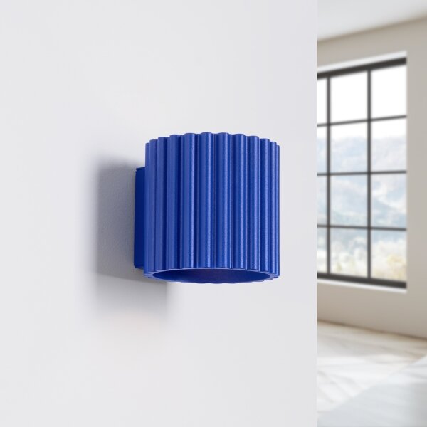 Sollux SL.1811 - Nástěnné svítidlo AURA 1xG9/10W/230V modrá