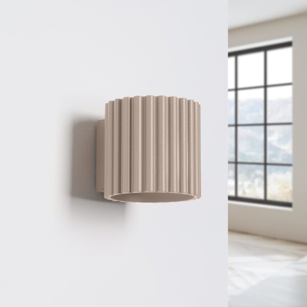 Sollux SL.1816 - Nástěnné svítidlo AURA 1xG9/10W/230V taupe