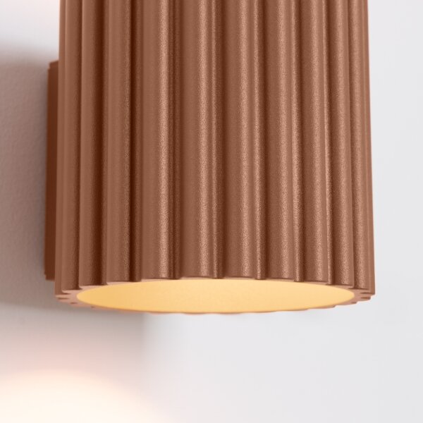 Sollux SL.1806 - Nástěnné svítidlo AURA 1xG9/10W/230V hnědá