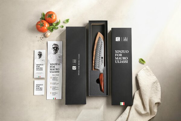 Santoku nůž XinZuo Xing X03 7,5"