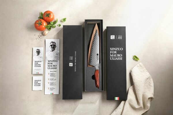 Šéfkuchařský nůž Bunka XinZuo Xing X03 8,5"