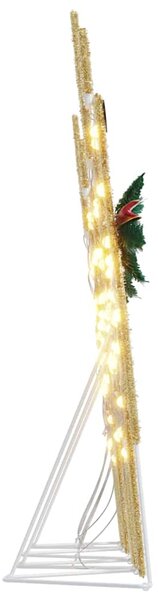 LED Sobové 4 ks Zlatá 45 x 19 x 65 cm textil 3385893