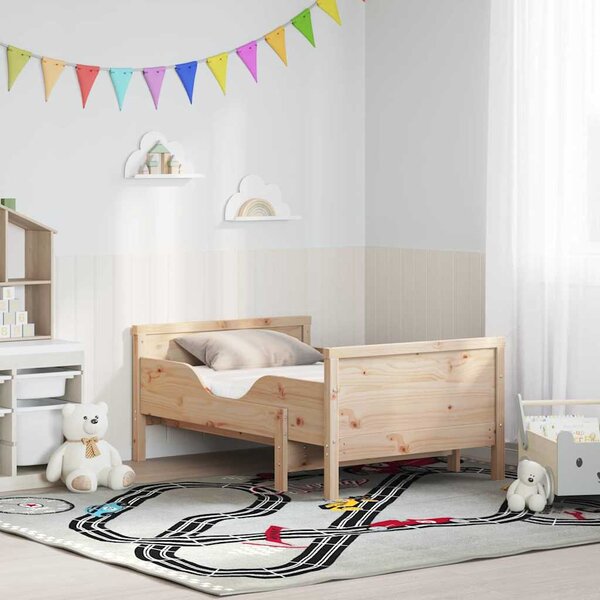 Rám postele s rozšiřitelnou matrací s čelo Hnědá 80 x 200 cm 3385943