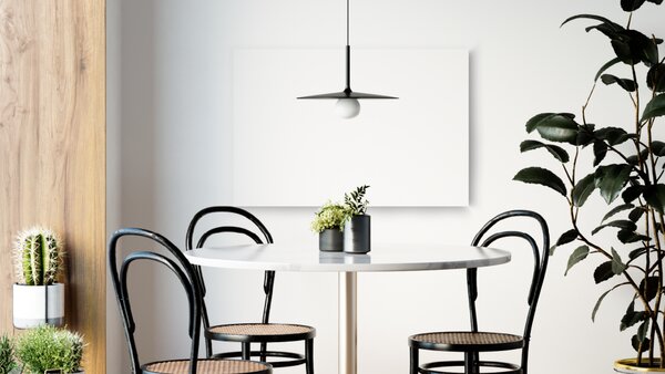 Allboards Magnetická bezrámová kovová tabule s potiskem 150x90cm - bílá,MB159_00038