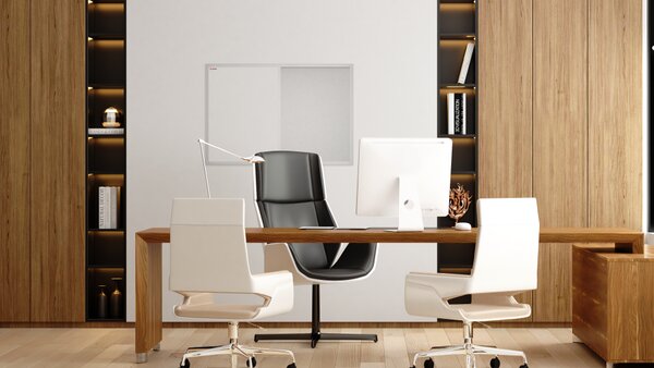 Allboards,Tabule COMBI - bílý korek a magnetická bílá 60x40 s bílým lakovaným dřevěným rámem,TMK64W