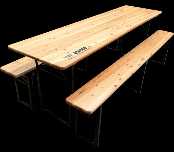 BRIMO Pivní set 220 x 50 cm stůl a 2 lavice