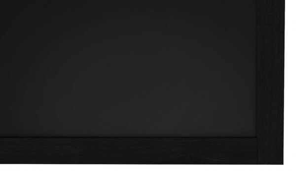 Allboards,Tabule černá křídová v dřevěném černém rámu 70x50 cm- výhodný set s příslušenstvím,TB75BK_SET