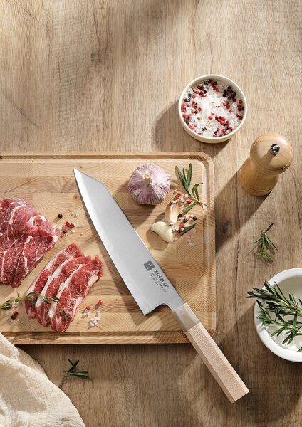 Šéfkuchařský nůž Bunka XinZuo Zhen QE PM8M 8.5"