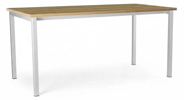 Univerzální stůl s kovovou podnoží 160 x 80 cm, dub kamenný