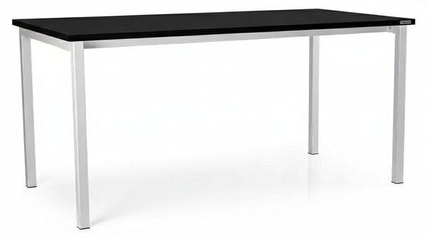 Univerzální stůl s kovovou podnoží 160 x 80 cm, černá