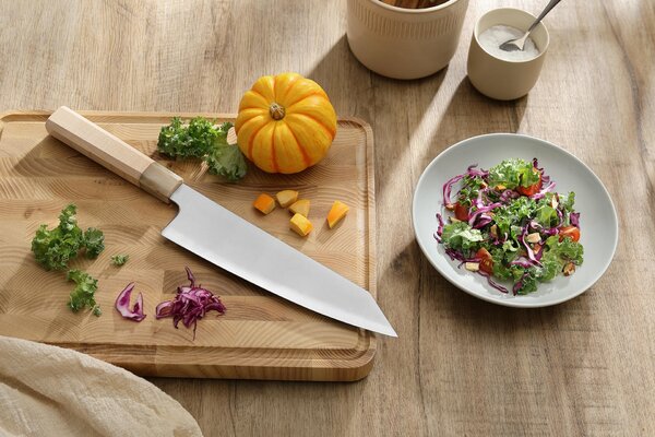 Šéfkuchařský nůž Bunka XinZuo Zhen QE PM8M 8.5"