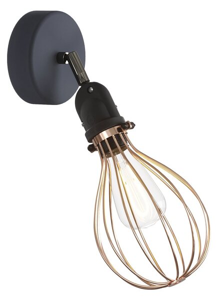 Creative cables Fermaluce EIVA s nastavitelnou spojkou a stínidlovým rámem kapka, IP65 Barva: Černá
