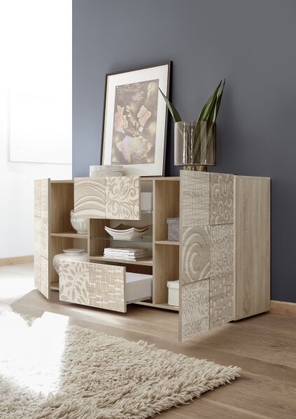 Komoda ARIA 181x84x43 cm dub sonoma