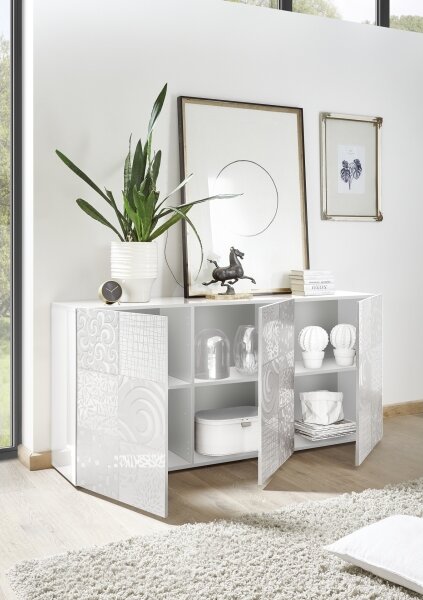 Komoda ARIA 181x84x43 cm bílá